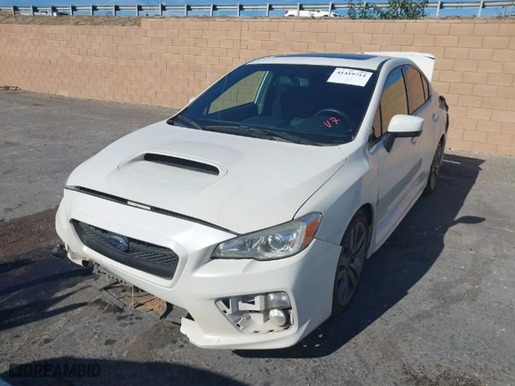 2016 Subaru WRX Premium with VIN JF1VA1E67G9808363, listed as a IAAI auction lot 41419714 with 123,497 mi miles. Bid and sale history available at carsss.com. Image 2.