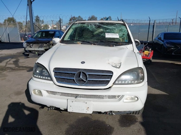 2003 Mercedes-Benz M-Class 5.0L with VIN 4JGAB75E83A425293, listed as a IAAI auction lot 41320199 with NaN miles. Bid and sale history available at carsss.com. Image 12.