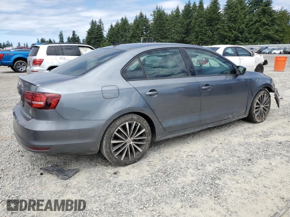 2016 Volkswagen Jetta Sport with VIN 3VWD17AJ1GM366357, listed as a Copart auction lot 61309615 with 99,108 mi miles and Salvage title. Bid and sale history available at DreamBid. Image 3.