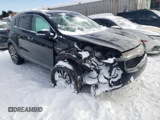 2018 Kia Sportage EX with VIN KNDPNCACXJ7315519, listed as a Copart auction lot 42205945 with 169,560 mi miles and Salvage Title. Bid and sale history available at carsss.com. Image 4.