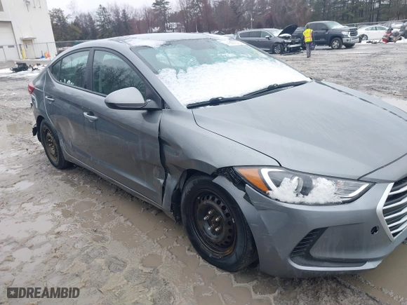 2017 Hyundai Elantra SE with VIN KMHD74LFXHU095512, listed as a IAAI auction lot 41627746 with 206,868 mi miles. Bid and sale history available at carsss.com. Image 6.