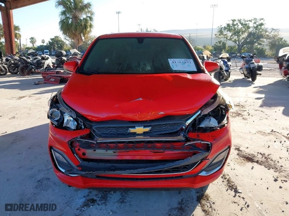 2020 Chevrolet Spark LT with VIN KL8CD6SA4LC429471, listed as a IAAI auction lot 41753833 with 107,509 mi miles. Bid and sale history available at carsss.com. Image 12.
