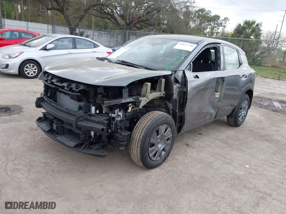 2025 Nissan Kicks S with VIN 3N8AP6BA9SL306276, listed as a IAAI auction lot 41617736 with 4,311 mi miles. Bid and sale history available at carsss.com. Image 18.