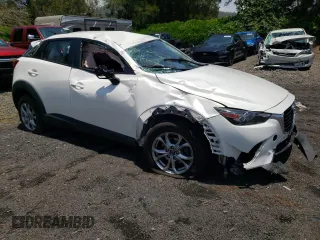 2017 Mazda CX-3 Sport with VIN JM1DKDB78H0157347, listed as a Copart auction lot 57710494 with 0 mi miles and Salvage Title. Bid and sale history available at carsss.com. Image 4.