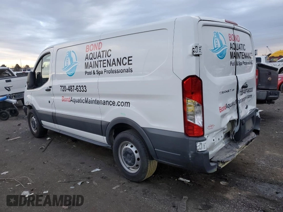 2017 Ford Transit with VIN 1FTYE1YM8HKA16920, listed as a Copart auction lot 43272095 with 99,600 mi miles and Salvage title. Bid and sale history available at DreamBid. Image 2.