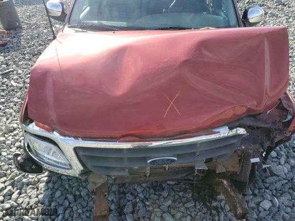 2001 Ford F-150 SuperCrew XLT with VIN 1FTRW07LX1KE05813, listed as a Copart auction lot 43714955 with 131,457 mi miles and Salvage Title. Bid and sale history available at carsss.com. Image 11.
