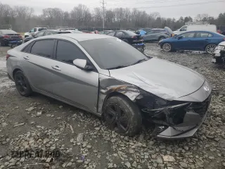 2021 Hyundai Elantra SEL with VIN 5NPLS4AG3MH004840, listed as a Copart auction lot 43558485 with 36,534 mi miles and Salvage Title. Bid and sale history available at carsss.com. Image 4.