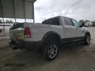 2018 Ram 1500 Longhorn with VIN 1C6RR7PT0JS152072, listed as a Copart auction lot 77378964 with 146,882 mi miles and Salvage title. Bid and sale history available at DreamBid. Image 3.