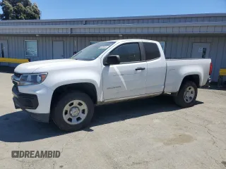2021 Chevrolet Colorado 2WD Work Truck with VIN 1GCHSBEA4M1160635, listed as a Copart auction lot 54709595 with 115,736 mi miles and Salvage title. Bid and sale history available at DreamBid. Image 1.