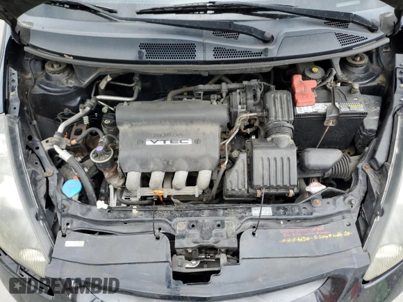 2008 Honda Fit with VIN JHMGD38458S004152, listed as a Copart auction lot 57236925 with 154,411 mi miles and Salvage title. Bid and sale history available at DreamBid. Image 11.