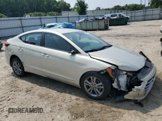 2017 Hyundai Elantra Value Edition z VIN KMHD84LF5HU245393, wystawiony jako Copart lot #58825215 z przebiegiem 80 786 mil mil oraz Czysty tytuł • Clean title. Historia ofert i sprzedaży dostępna na DreamBid. Obrazek 4.