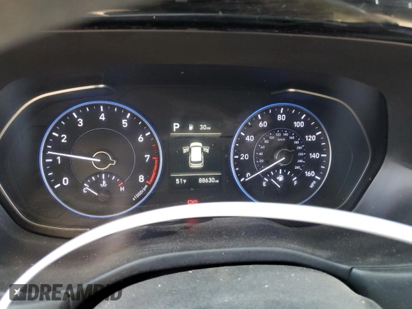 2020 Hyundai Palisade SE with VIN KM8R1DHE7LU051502, listed as a Copart auction lot 42409285 with 88,630 mi miles and Salvage title. Bid and sale history available at DreamBid. Image 9.