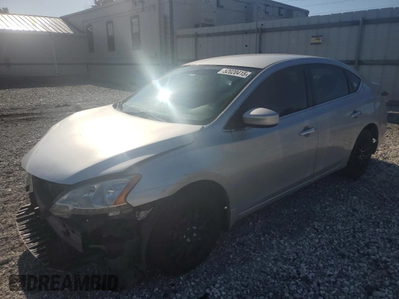 2014 Nissan Sentra SV z VIN 3N1AB7AP2EY268664, wystawiony jako Copart lot #52020415 z przebiegiem 95 614 mil mil oraz Szkoda całkowita • Salvage title. Historia ofert i sprzedaży dostępna na DreamBid. Obrazek 1.
