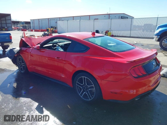 2022 Ford Mustang EcoBoost with VIN 1FA6P8TH1N5126504, listed as a IAAI auction lot 41850458 with 13,826 mi miles and . Bid and sale history available at DreamBid. Image 3.