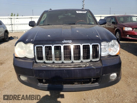 2009 Jeep Grand Cherokee with VIN 1J8HR68T19C535580, listed as a Copart auction lot 57119855 with 208,078 mi miles and Clean title. Bid and sale history available at DreamBid. Image 5.