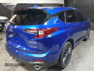 2023 Acura RDX Advance with VIN 5J8TC2H8XPL007090, listed as a IAAI auction lot 41311059 with 12,437 mi miles and . Bid and sale history available at DreamBid. Image 4.