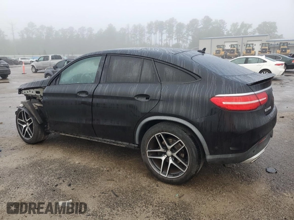 2016 Mercedes-Benz GLE 450 AMG with VIN 4JGED6EB5GA025189, listed as a Copart auction lot 54160625 with 126,505 mi miles and Salvage title. Bid and sale history available at DreamBid. Image 2.