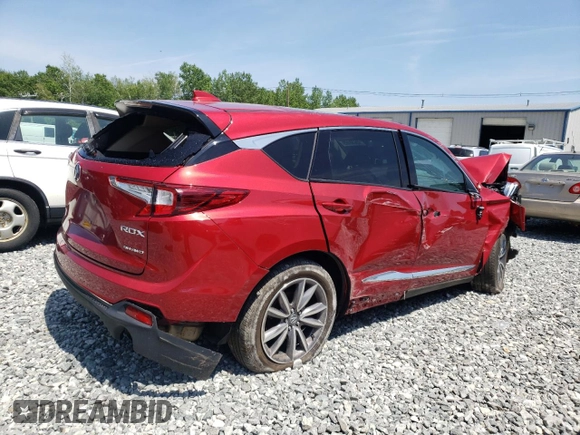 2021 Acura RDX Technology with VIN 5J8TC2H57ML014600, listed as a Copart auction lot 60658165 with Not provided miles and Salvage title. Bid and sale history available at DreamBid. Image 3.