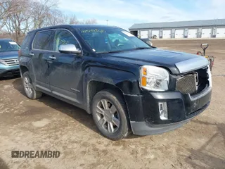 2013 GMC Terrain SLE with VIN 2GKALMEK7D6433734, listed as a IAAI auction lot 41509160 with 164,758 mi miles. Bid and sale history available at carsss.com. Image 1.