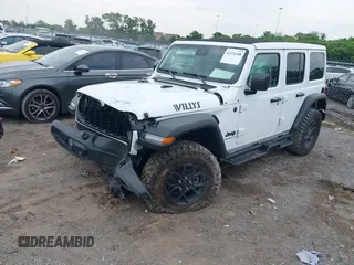 2024 Jeep Wrangler Sport S with VIN 1C4PJXDG9RW289370, listed as a IAAI auction lot 42274788 with 15,776 mi miles and . Bid and sale history available at DreamBid. Image 18.