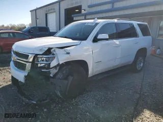2017 Chevrolet Tahoe LS with VIN 1GNSCAKC7HR355274, listed as a Copart auction lot 85271454 with 104,897 mi miles and Salvage Title. Bid and sale history available at carsss.com. Image 1.