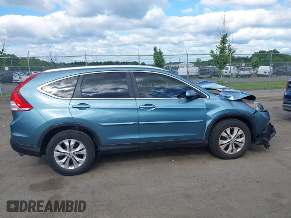 2013 Honda CR-V EX-L with VIN 5J6RM4H77DL073451, listed as a IAAI auction lot 42343597 with 90,999 mi miles and . Bid and sale history available at DreamBid. Image 13.