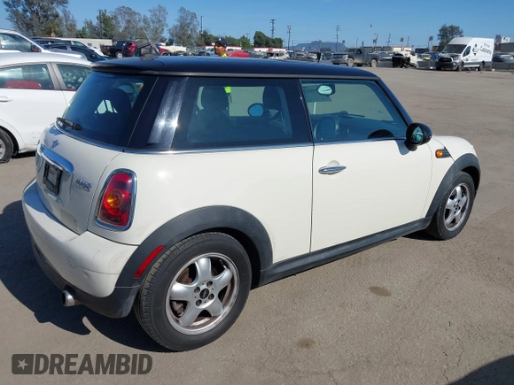 2010 MINI Hardtop with VIN WMWMF3C59ATZ66563, listed as a IAAI auction lot 42098521 with 153,734 mi miles and . Bid and sale history available at DreamBid. Image 4.