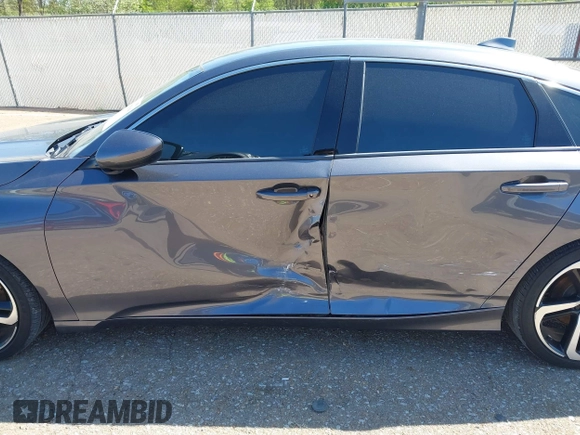 2019 Honda Accord Sport with VIN 1HGCV1F31KA082048, listed as a IAAI auction lot 41986189 with 78,708 mi miles and . Bid and sale history available at DreamBid. Image 6.