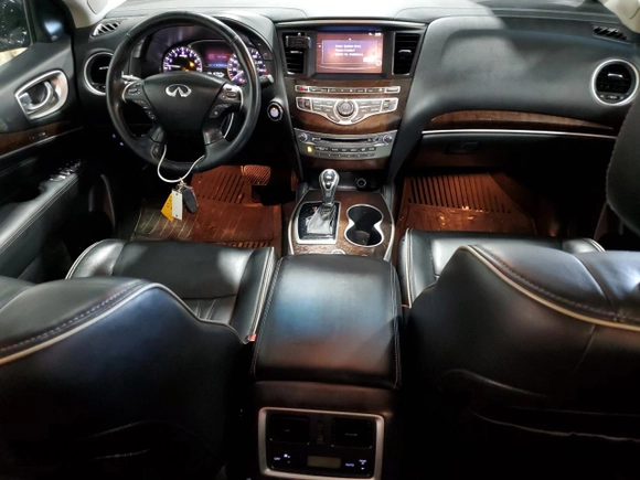 2017 Infiniti QX60 with VIN 5N1DL0MM3HC504988, listed as a Copart auction lot 87418564 with 127,047 mi miles and Salvage Title. Bid and sale history available at DreamBid. Image 8.