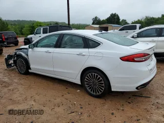 2018 Ford Fusion Titanium with VIN 3FA6P0D90JR168419, listed as a Copart auction lot 56368705 with 95,006 mi miles and Salvage title. Bid and sale history available at DreamBid. Image 2.