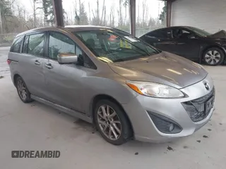 2012 Mazda Mazda5 Grand Touring with VIN JM1CW2DL7C0143303, listed as a IAAI auction lot 41924227 with 126,689 mi miles. Bid and sale history available at carsss.com. Image 1.
