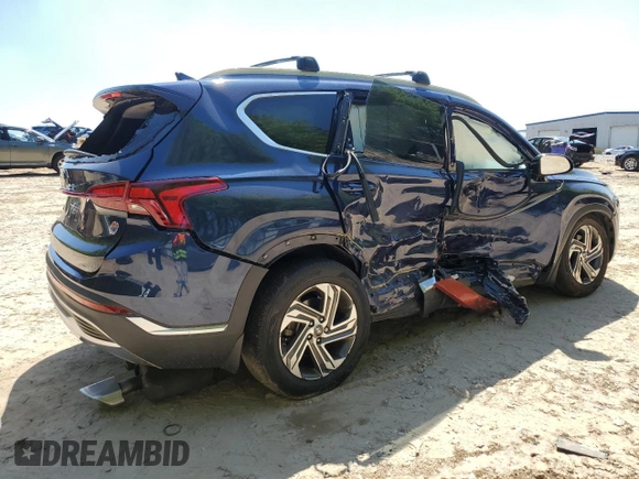 2021 Hyundai Santa Fe SEL z VIN 5NMS24AJ7MH365072, wystawiony jako Copart lot #52579115 z przebiegiem 46 605 mil mil oraz Szkoda całkowita • Salvage title. Historia ofert i sprzedaży dostępna na DreamBid. Obrazek 3.