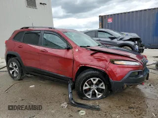 2017 Jeep Cherokee Trailhawk with VIN 1C4PJMBS1HW542699, listed as a Copart auction lot 57567725 with 108,790 mi miles and Non repairable. Bid and sale history available at DreamBid. Image 4.
