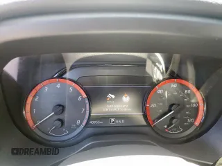2023 Nissan Titan SV with VIN 1N6AA1ED1PN104669, listed as a Copart auction lot 57954215 with 40,955 mi miles and Salvage title. Bid and sale history available at DreamBid. Image 9.