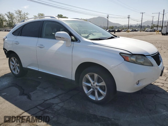 2010 Lexus RX 350 with VIN JTJZK1BA3A2405351, listed as a Copart auction lot 49899135 with 258,225 mi miles and Salvage Title. Bid and sale history available at DreamBid. Image 4.