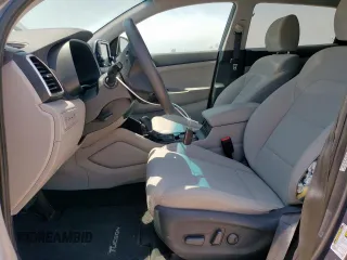 2021 Hyundai Tucson SEL with VIN KM8J33AL0MU296945, listed as a Copart auction lot 57137515 with 54,657 mi miles and Salvage title. Bid and sale history available at DreamBid. Image 7.