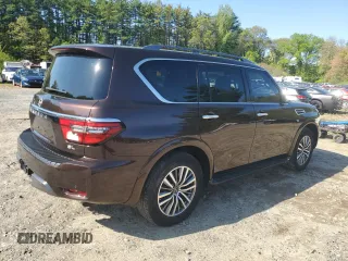 2021 Nissan Armada SL z VIN JN8AY2BB0M9792082, wystawiony jako Copart lot #56521405 z przebiegiem 130 667 mil mil oraz Tytuł czysty. Historia ofert i sprzedaży dostępna na DreamBid. Obrazek 3.