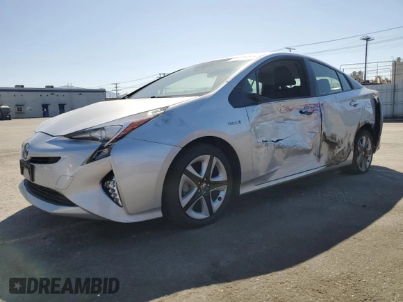 2017 Toyota Prius Two z VIN JTDKARFU1H3037038, wystawiony jako Copart lot #57699235 z przebiegiem 91 529 mil mil oraz Szkoda całkowita • Salvage title. Historia ofert i sprzedaży dostępna na DreamBid. Obrazek 1.