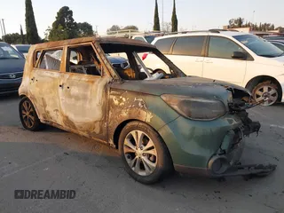 2014 Kia Soul + with VIN KNDJP3A55E7018276, listed as a IAAI auction lot 41302186 with Not Provided miles and . Bid and sale history available at DreamBid. Image 1.