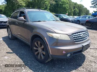 2003 Infiniti FX Options with VIN JNRAS08W33X003008, listed as a IAAI auction lot 42836857 with 125,780 mi miles and . Bid and sale history available at DreamBid. Image 1.