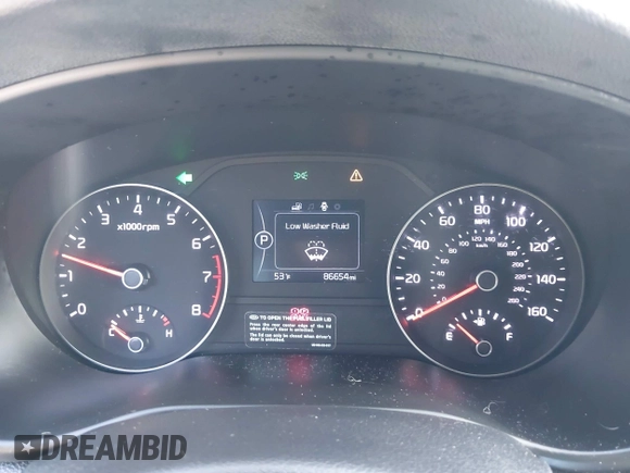 2019 Kia Sportage EX with VIN KNDPNCAC7K7615908, listed as a IAAI auction lot 42004220 with 86,654 mi miles. Bid and sale history available at carsss.com. Image 7.