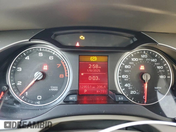 2010 Audi A4 2.0T Premium Plus with VIN WAUWFAFL7AA182868, listed as a Copart auction lot 86703744 with 129,551 mi miles and Salvage Title. Bid and sale history available at carsss.com. Image 9.