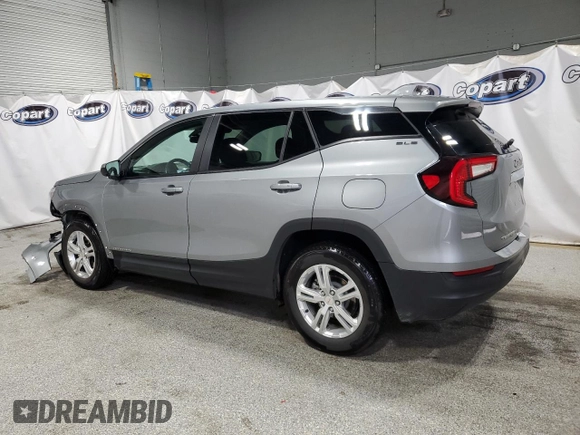 2024 GMC Terrain SLE with VIN 3GKALMEG9RL376094, listed as a Copart auction lot 62786035 with 22,954 mi miles and Clean title. Bid and sale history available at DreamBid. Image 2.