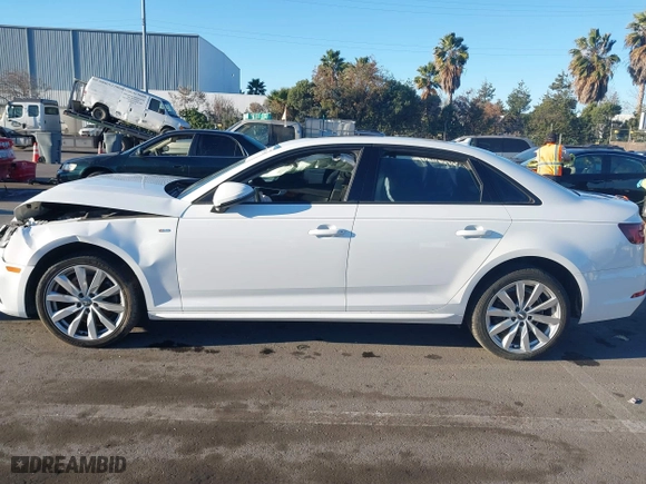 2018 Audi A4 Premium with VIN WAUKMAF48JN001198, listed as a IAAI auction lot 41365318 with 82,893 mi miles. Bid and sale history available at carsss.com. Image 13.