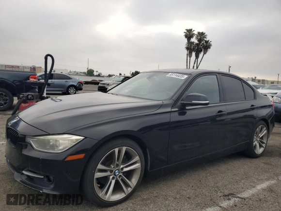 2014 BMW 3 Series 328i with VIN WBA3C1C58EK111681, listed as a Copart auction lot 55114435 with 167,874 mi miles and Clean Title. Bid and sale history available at carsss.com. Image 1.
