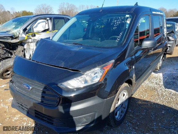 2021 Ford Transit Connect Wagon XL with VIN NM0GE9E21M1492159, listed as a IAAI auction lot 41399819 with 48,528 mi miles. Bid and sale history available at carsss.com. Image 2.