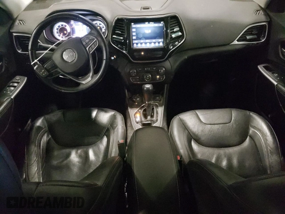2019 Jeep Cherokee Limited with VIN 1C4PJMDX6KD360895, listed as a Copart auction lot 52708845 with 101,950 mi miles and Salvage Title. Bid and sale history available at carsss.com. Image 8.