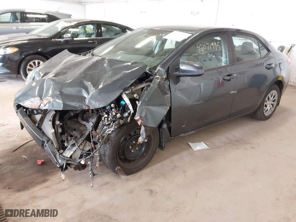 2019 Toyota Corolla L with VIN 2T1BURHE5KC211768, listed as a IAAI auction lot 42071995 with 1 mi miles. Bid and sale history available at carsss.com. Image 2.