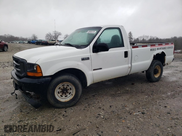 2000 Ford Super Duty F-250 XL with VIN 1FTNF20F1YEB94668, listed as a Copart auction lot 49063475 with 139,380 mi miles and Clean Title. Bid and sale history available at carsss.com. Image 1.