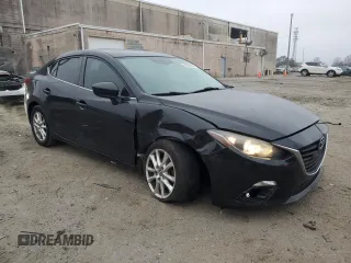 2014 Mazda 3 i Grand Touring with VIN JM1BM1W78E1139575, listed as a Copart auction lot 48945625 with 171,019 mi miles and Salvage Title. Bid and sale history available at carsss.com. Image 4.
